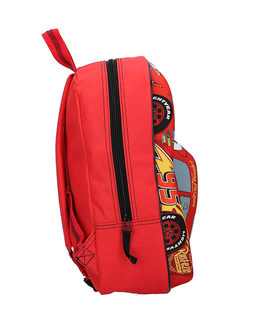 Lightning McQueen 3D Effect Backpack  Lunch Box - Image 4