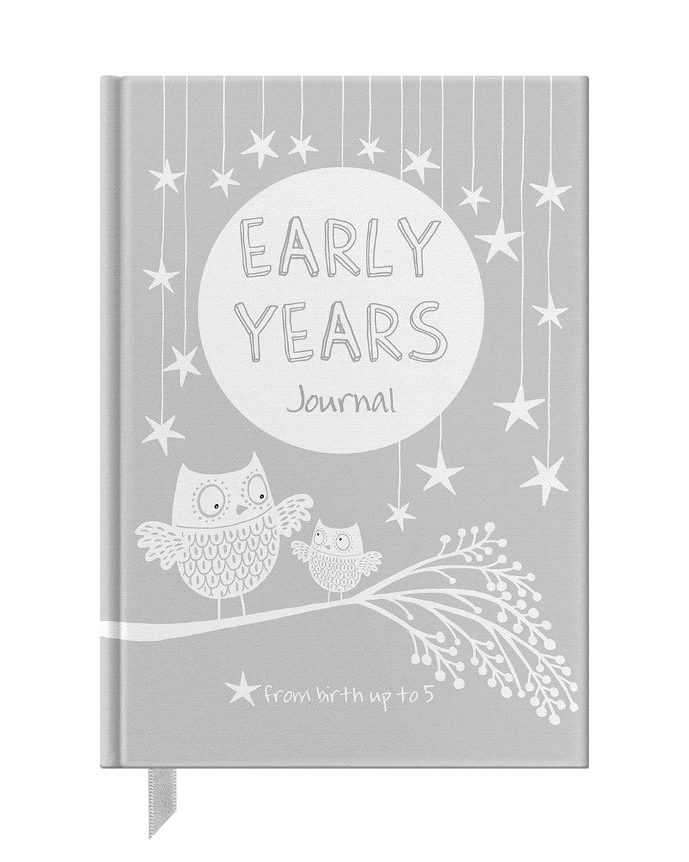 Memory Baby Book Early Years Journal, Grey - Image 3