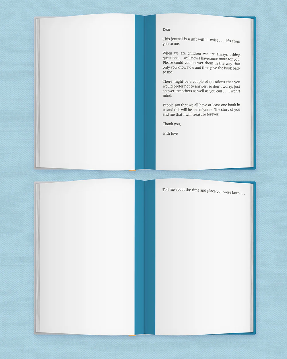 Memory Book Dear Brother From You To Me Journal Timeless - Image 3