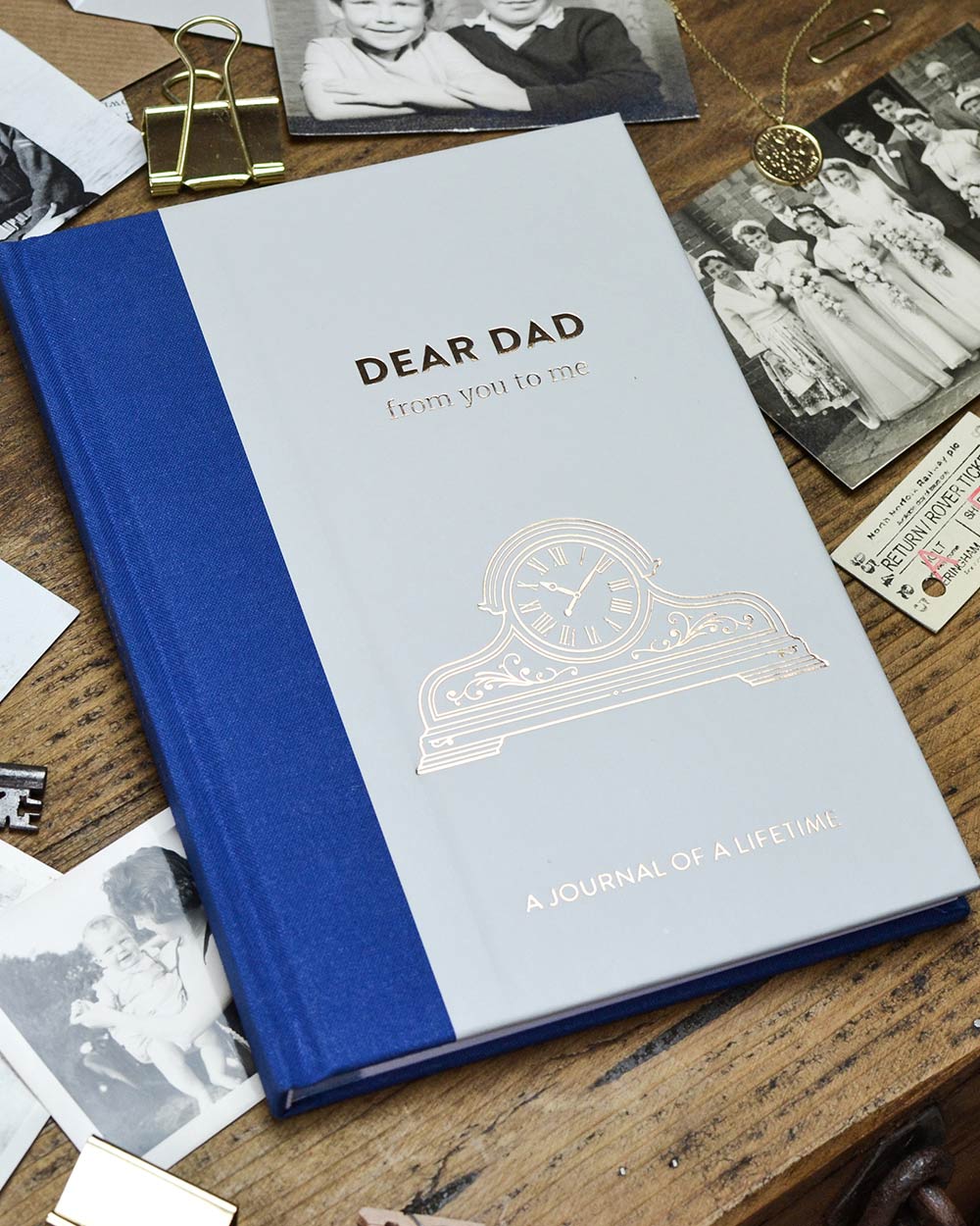 Memory Book Dear Dad From You To Me Journal Timeless - Image 2