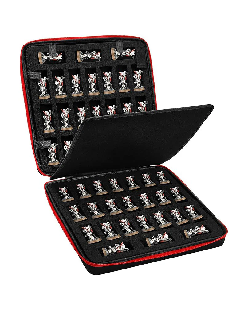 Miniature Figure Storage Carrying Case 48 Slots Black - Image 2