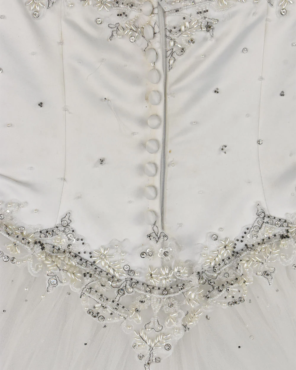 Mori Lee White Princess Wedding Dress Size 6 - Image 12