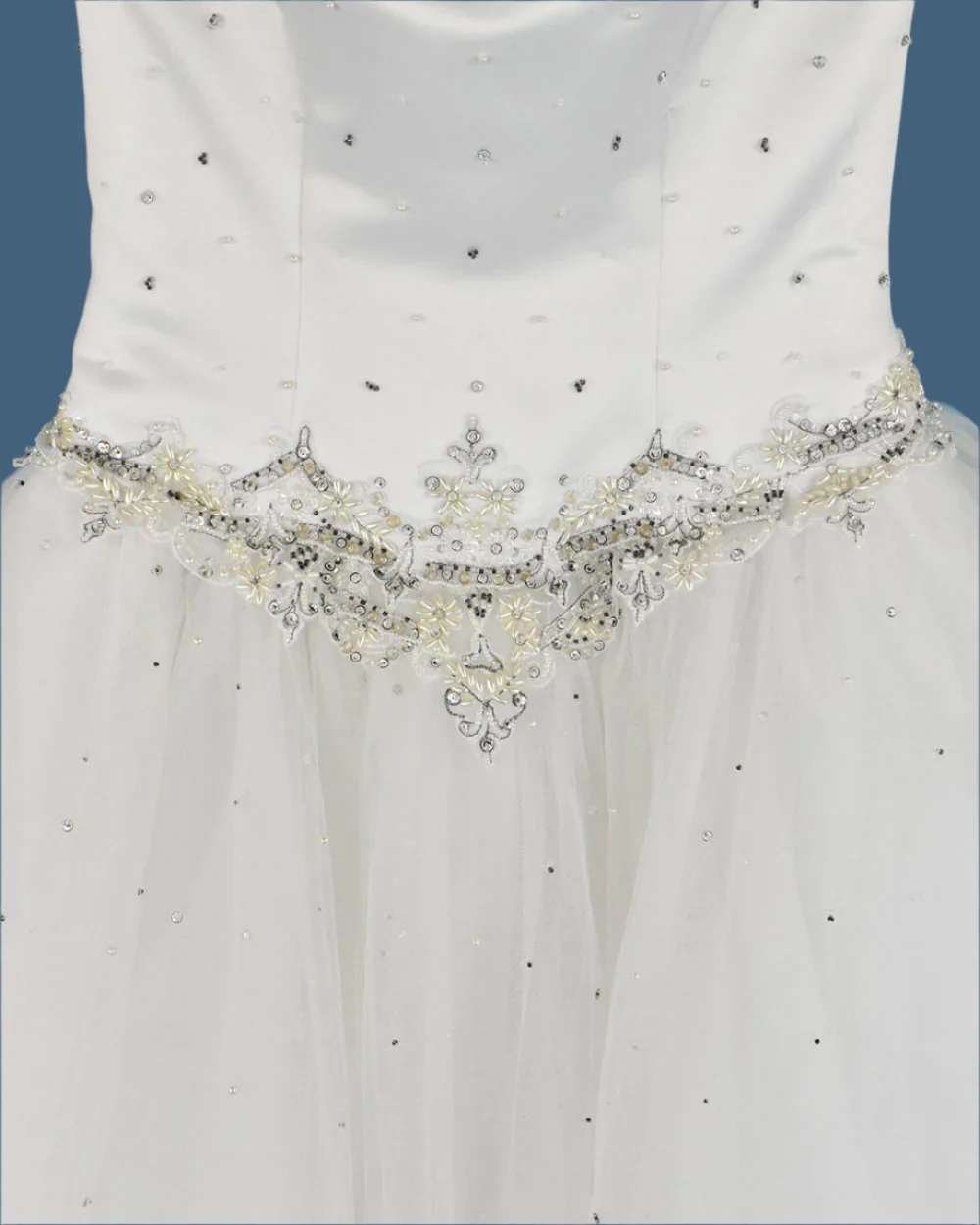 Mori Lee White Princess Wedding Dress Size 6 - Image 5