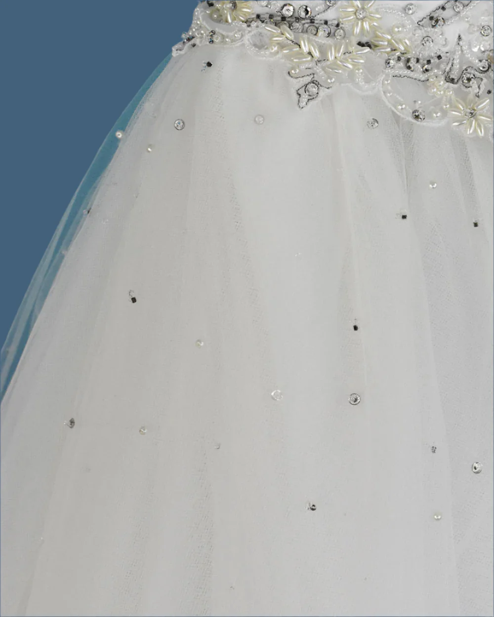 Mori Lee White Princess Wedding Dress Size 6 - Image 8
