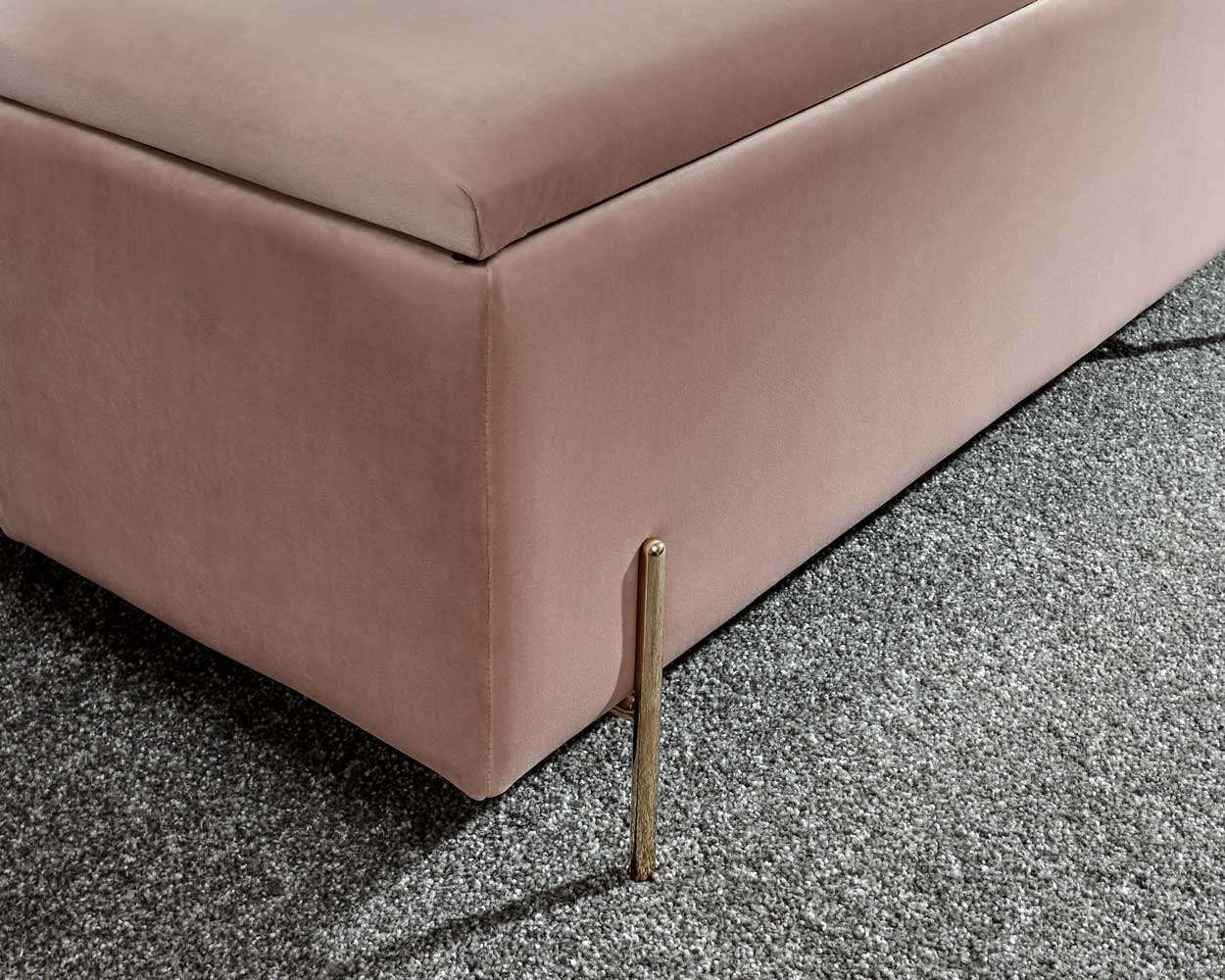 Mystica Ottoman Storage Bench Blush Pink - Image 5