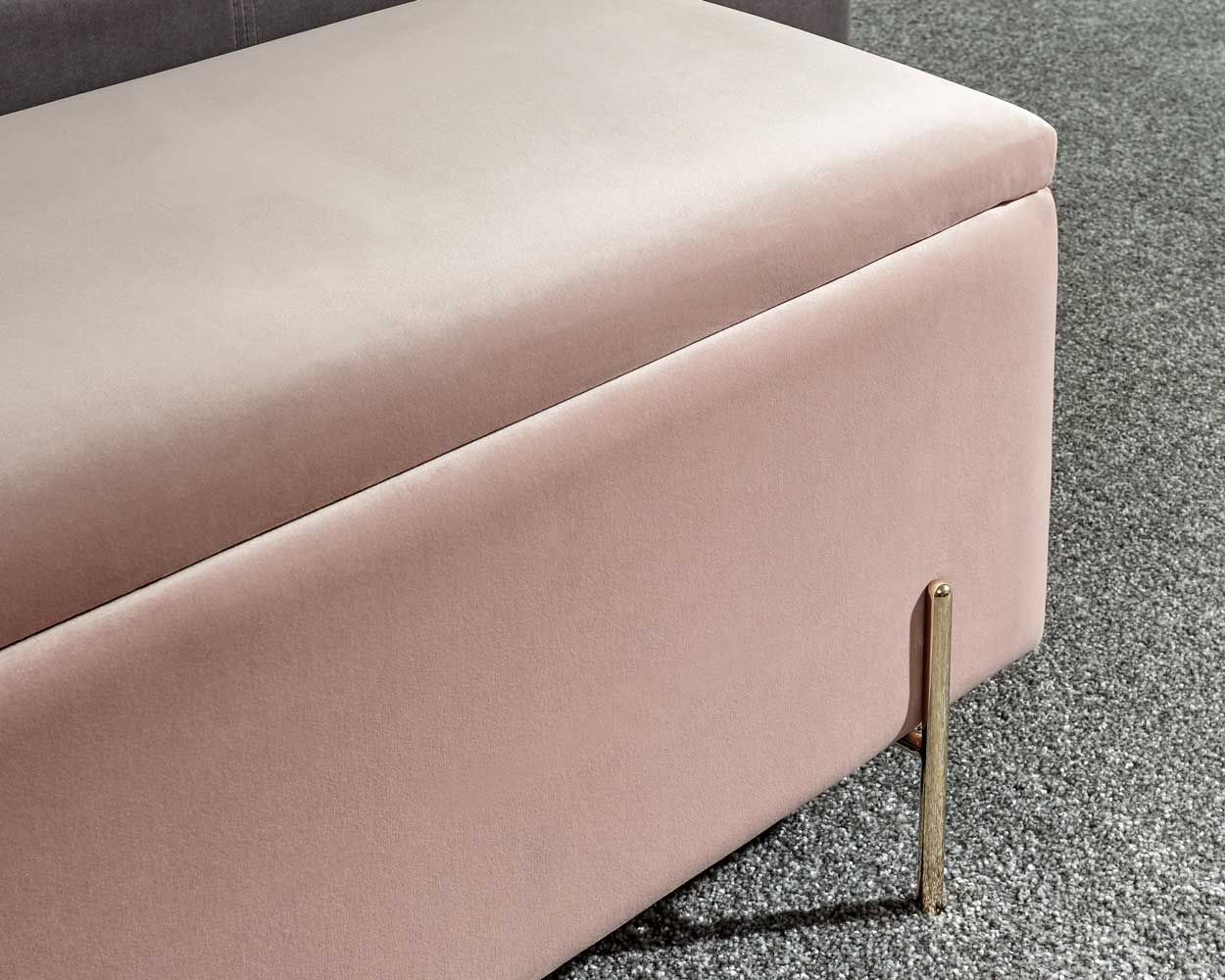 Mystica Ottoman Storage Bench Blush Pink - Image 6