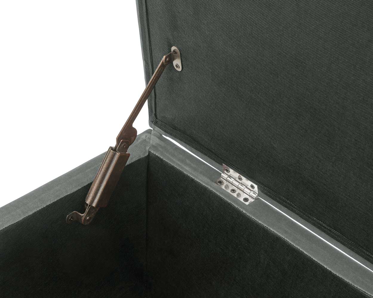 Mystica Ottoman Storage Bench Grey - Image 7