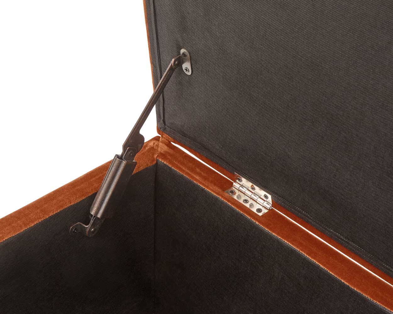 Mystica Ottoman Storage Bench Russet - Image 4