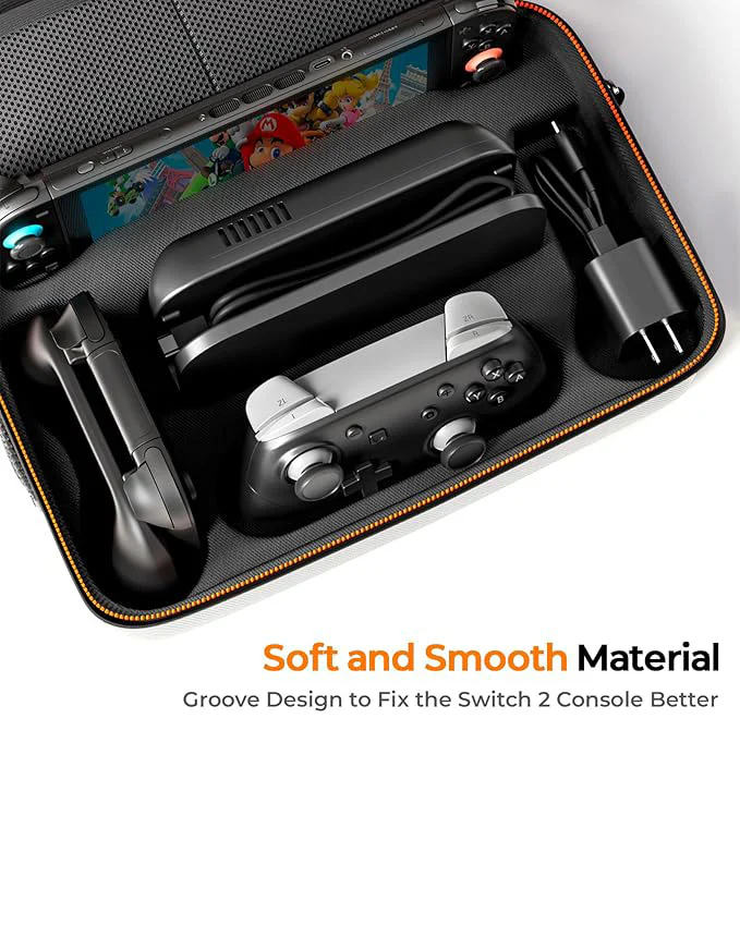 Nintendo Switch 2 Portable Hard Shell Travel Case White - Image 2