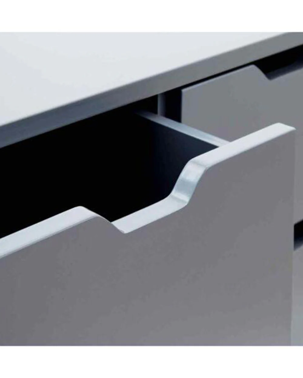 Nyborg 2 + 2 Drawer Chest Dark Grey - Image 6