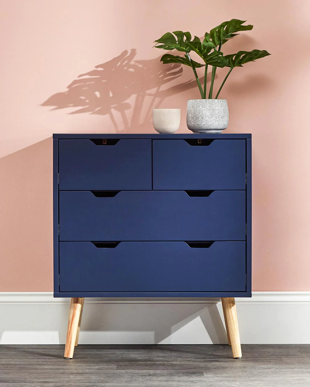 Nyborg 2 + 2 Drawer Chest Nightshadow Blue - Image 2
