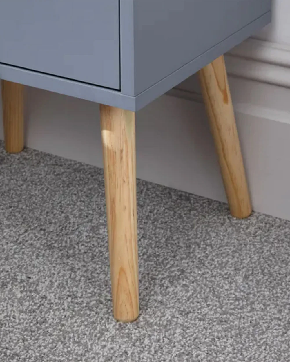 Nyborg Pair Of 2 Drawer Bedsides Dark Grey - Image 7