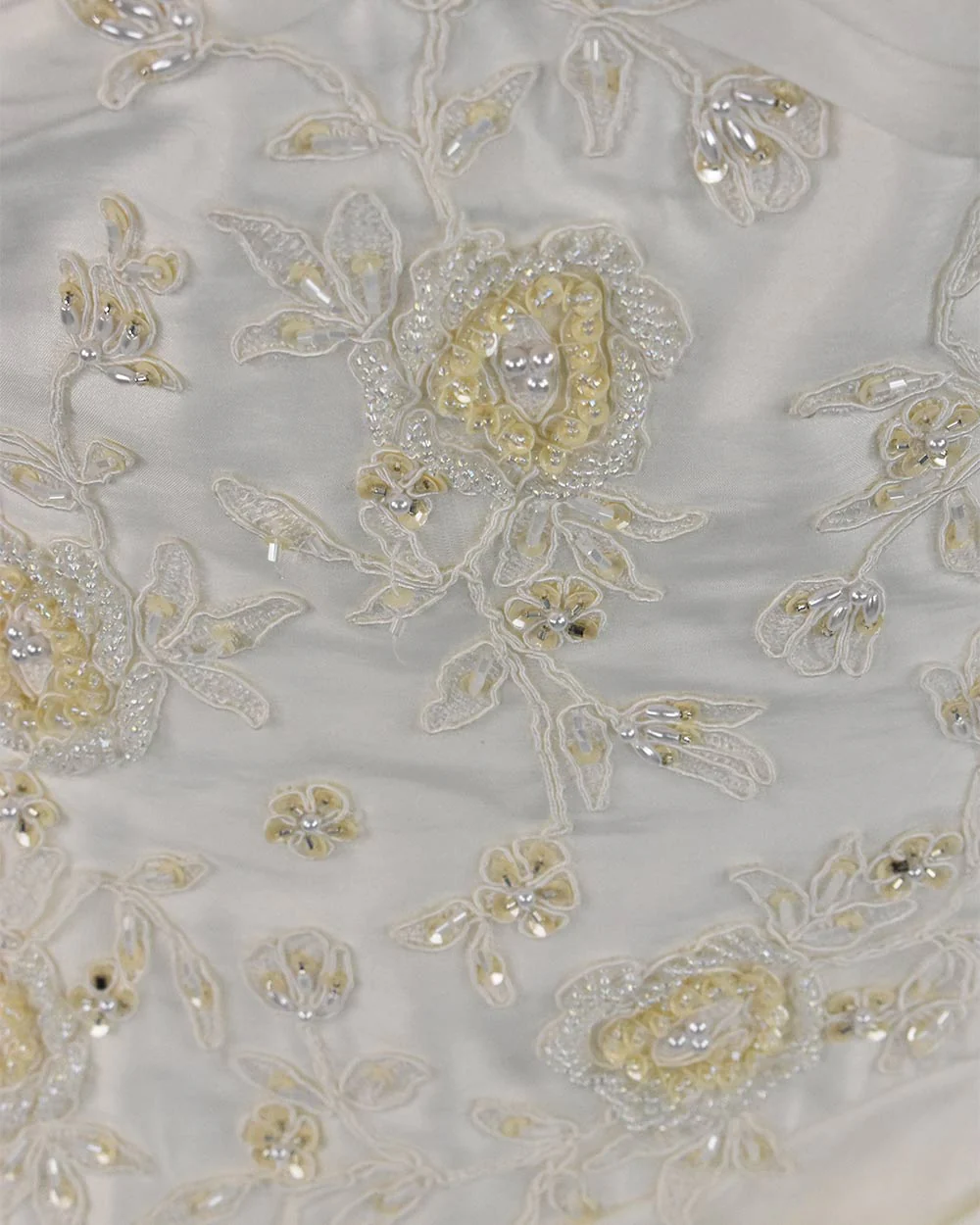 Orient Corp Ivory A Line Strapless Wedding Dress Size 12 - Image 6