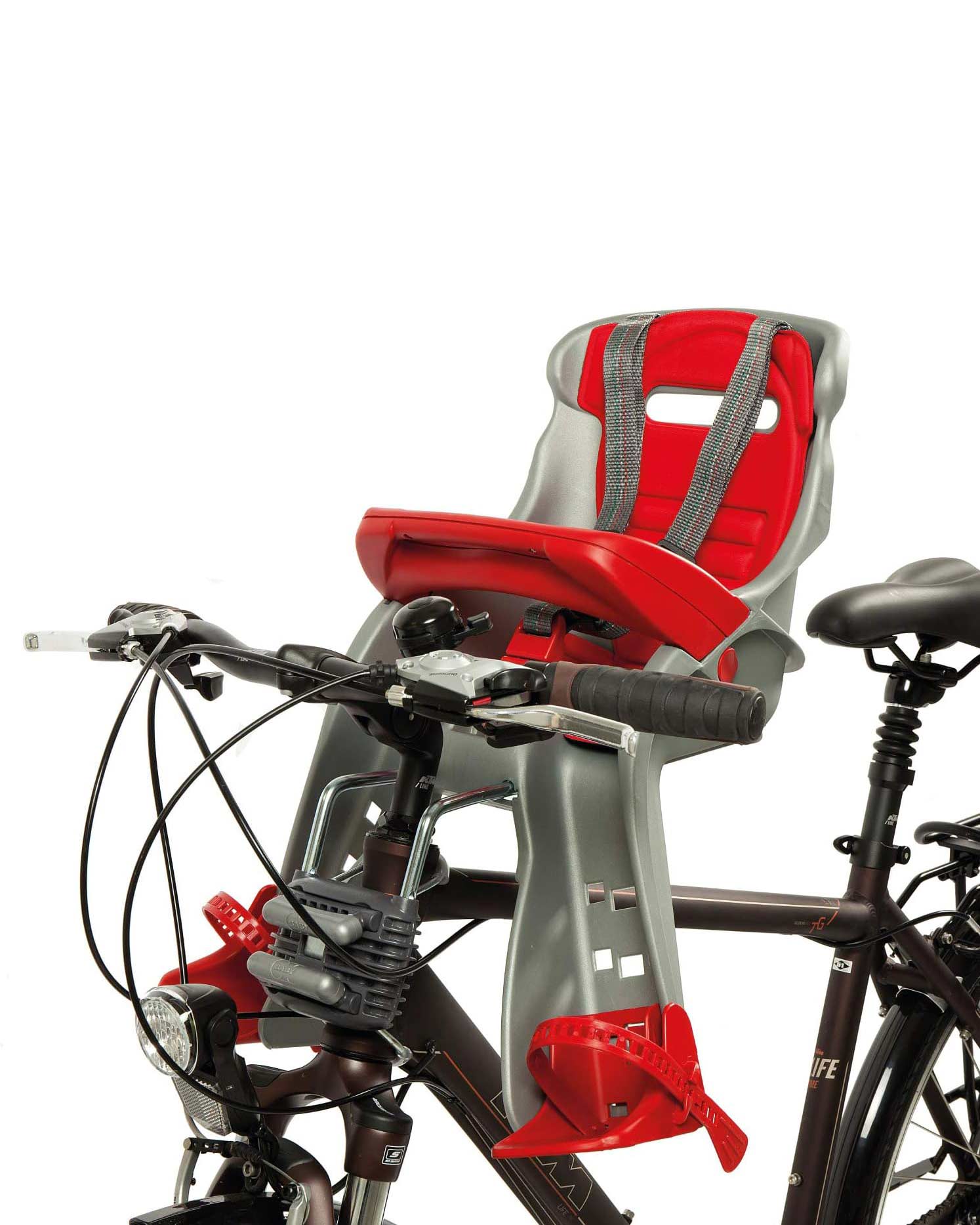 Orion Front Bike Seat  Bracket  Silver Red - Image 7