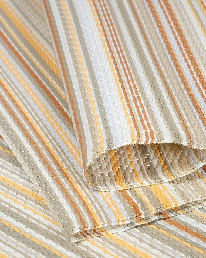 Outdoor Rugs for Garden Patio Balcony Beige 120x160cm - Image 4