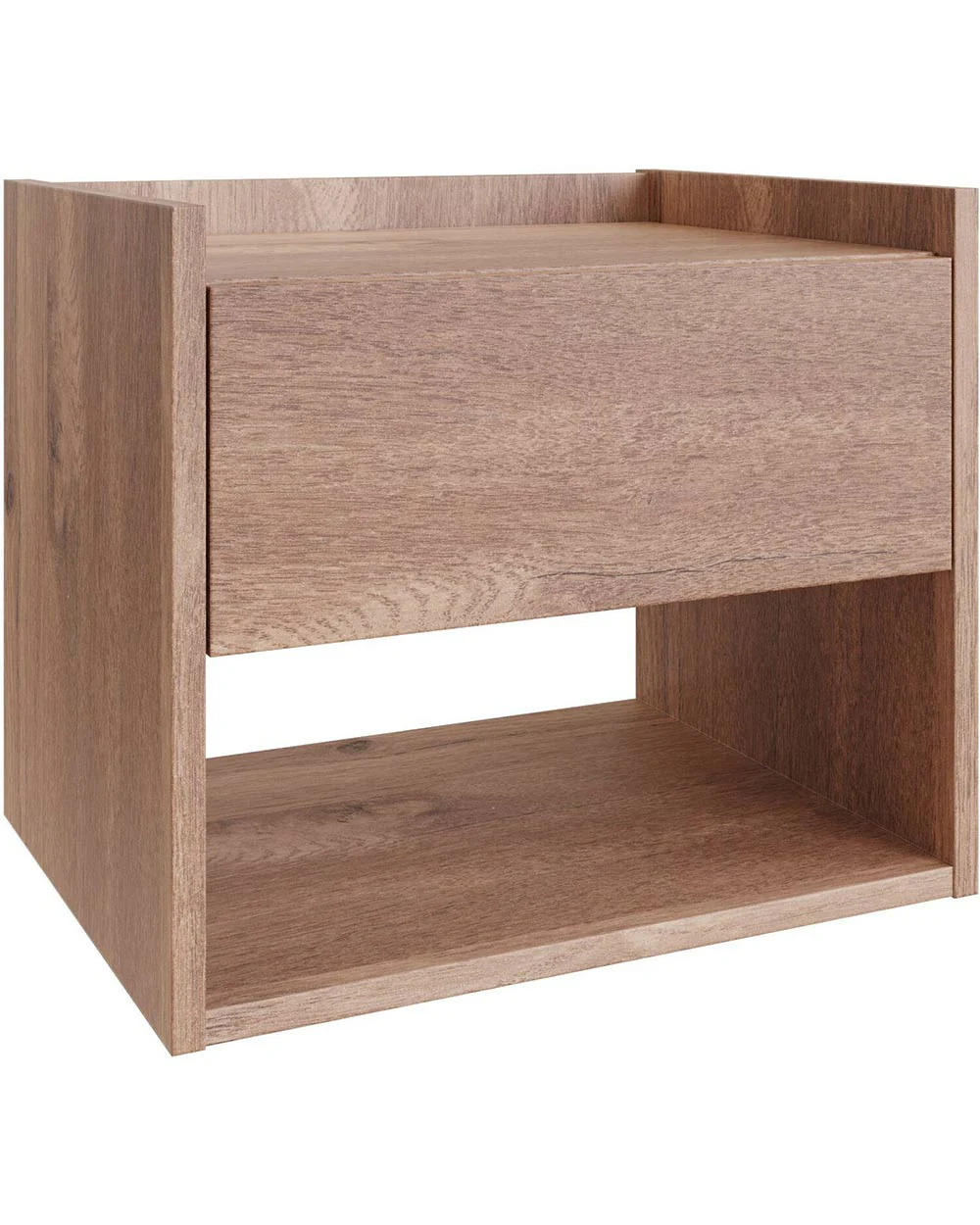 Pair of Floating Bedside Tables Harmony Oak Effect - Image 4