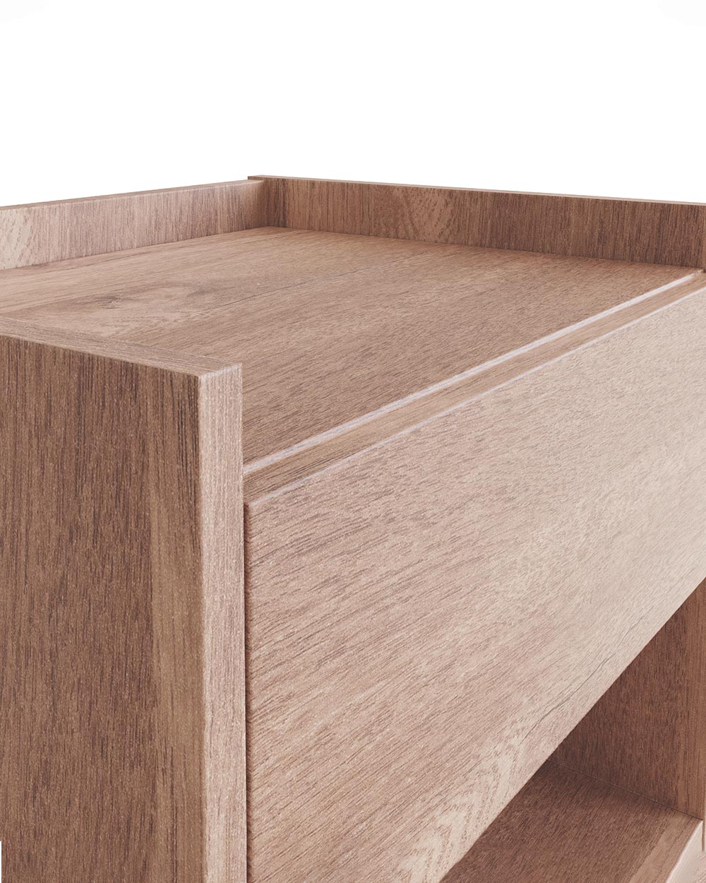 Pair of Floating Bedside Tables Harmony Oak Effect - Image 5