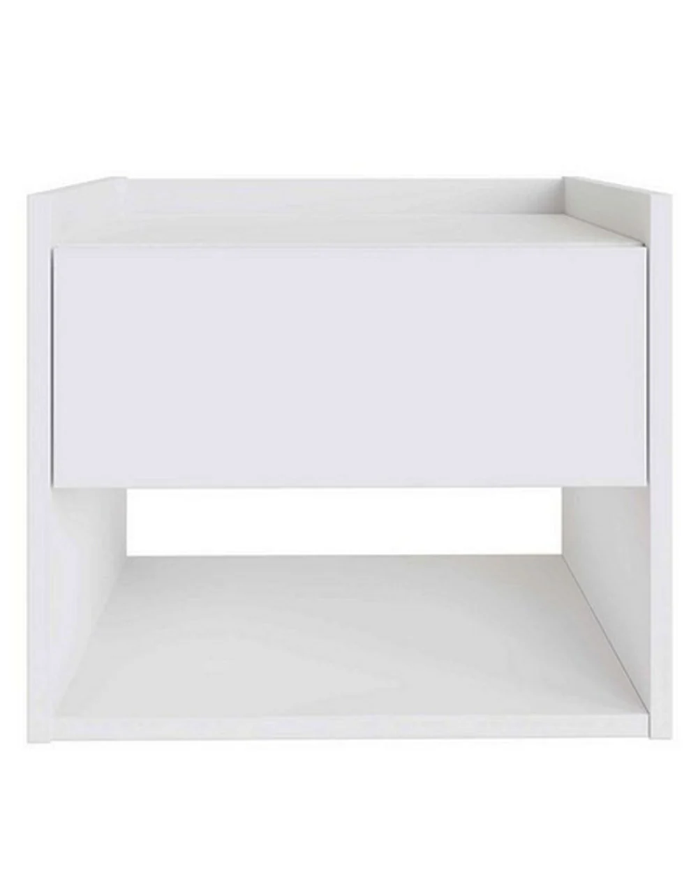 Pair of Floating Bedside Tables Harmony White - Image 3