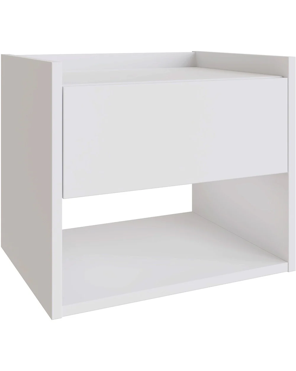 Pair of Floating Bedside Tables Harmony White - Image 5