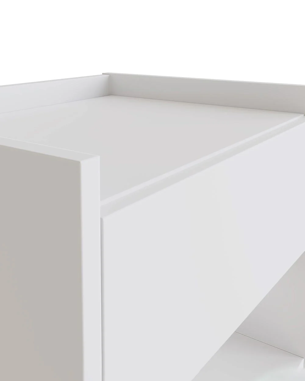 Pair of Floating Bedside Tables Harmony White - Image 6