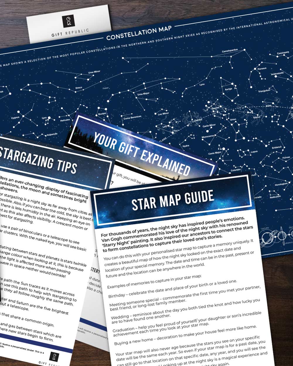 Personalised Star Map Gift Pack Celestial Present - Image 7
