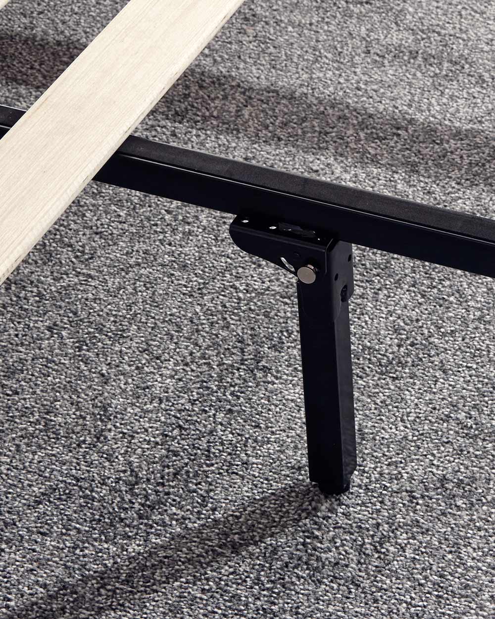 Platform Double Bed 135cm Black - Image 10