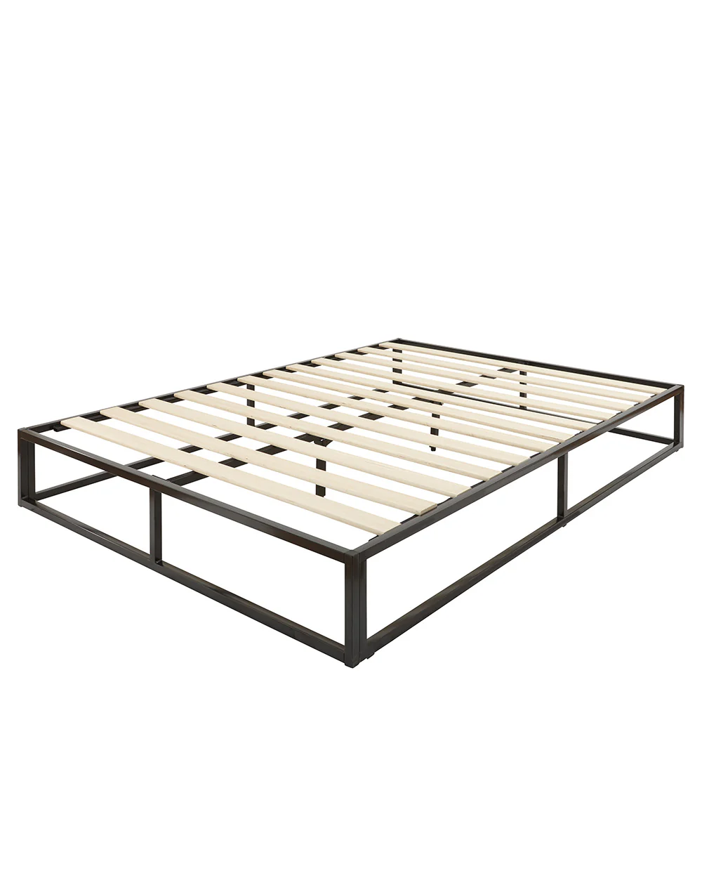 Platform Double Bed 135cm Black - Image 17