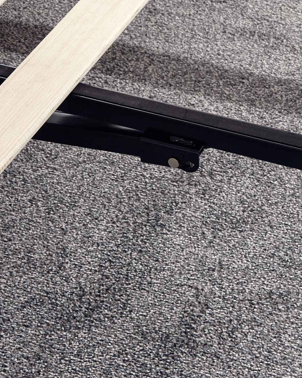 Platform Small Double Bed 120cm Black - Image 10