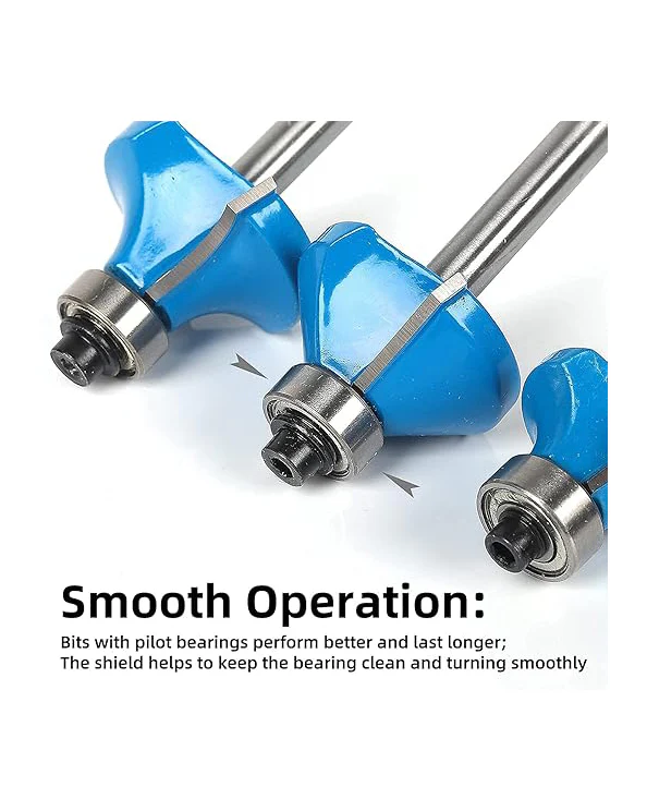 Professional Router Bit Kit 24pcs Model A 1/4" Shank - Image 6