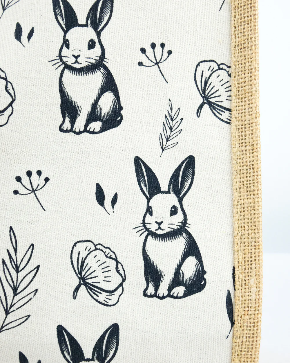 Rabbit Jute Shopping Bag For Life 100% Biodegradable - Image 6