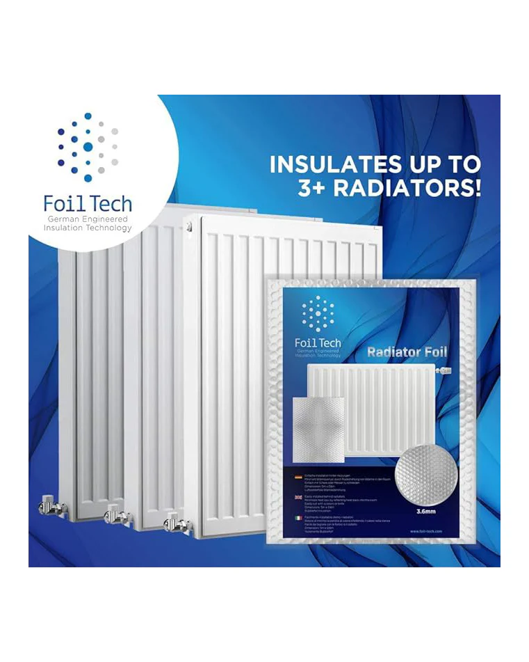 3.6mm Heat Reflective Bubble Foil Radiator Insulation Extra Thick ‎500 x 60cm - Image 6