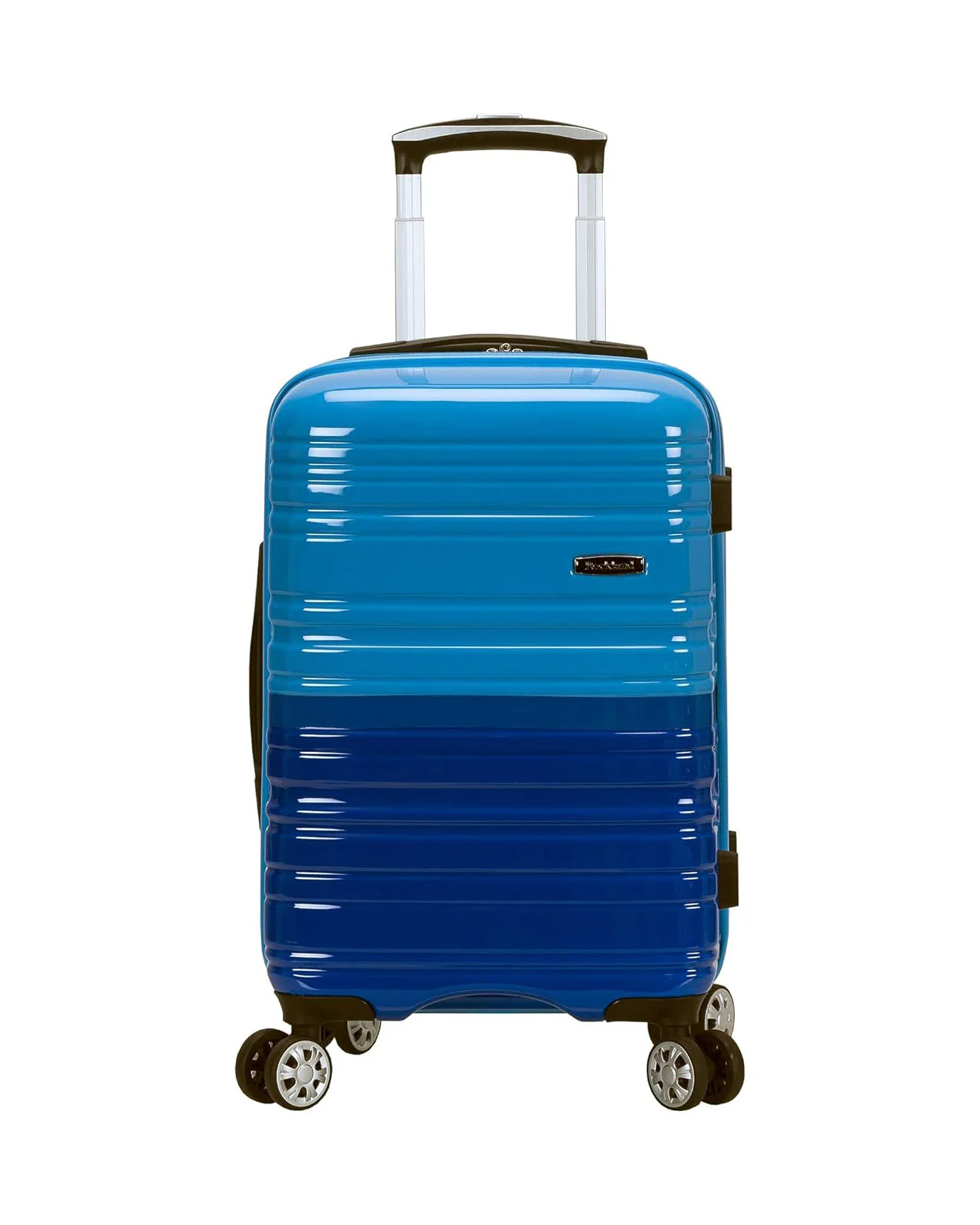 Rockland Melbourne 20" Expandable Cabin Suitcase Blue