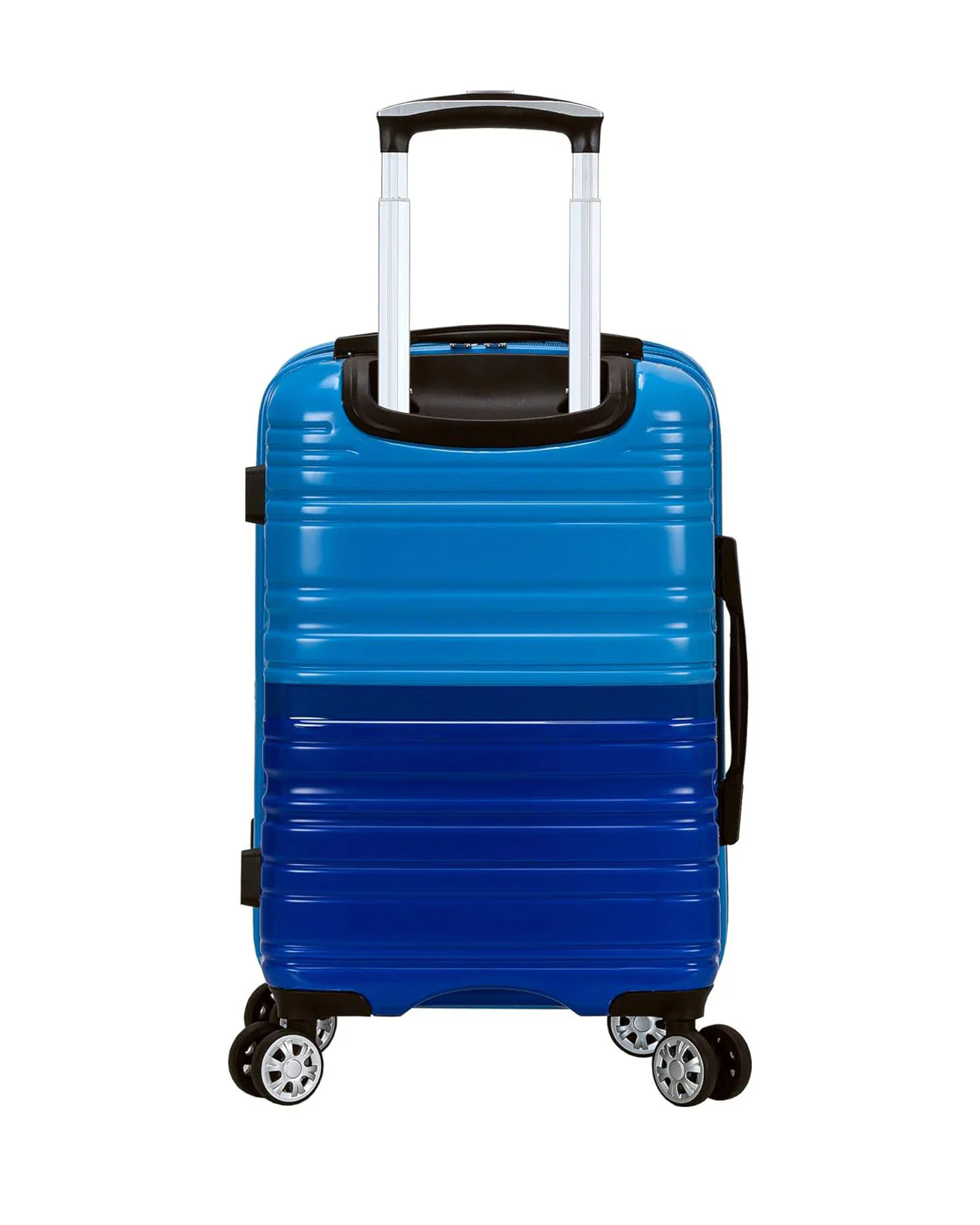 Rockland Melbourne 20" Expandable Cabin Suitcase Blue - Image 3