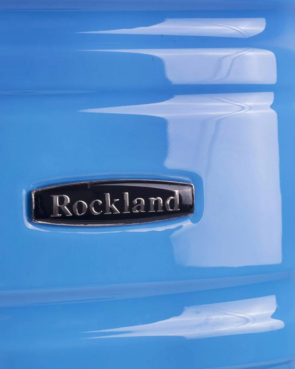 Rockland Melbourne 20" Expandable Cabin Suitcase Blue - Image 8