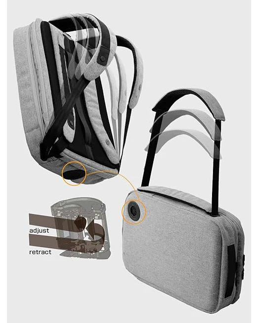 SchuBELT 5-Way Bag Backpack Shoulder Bag Black - Image 3
