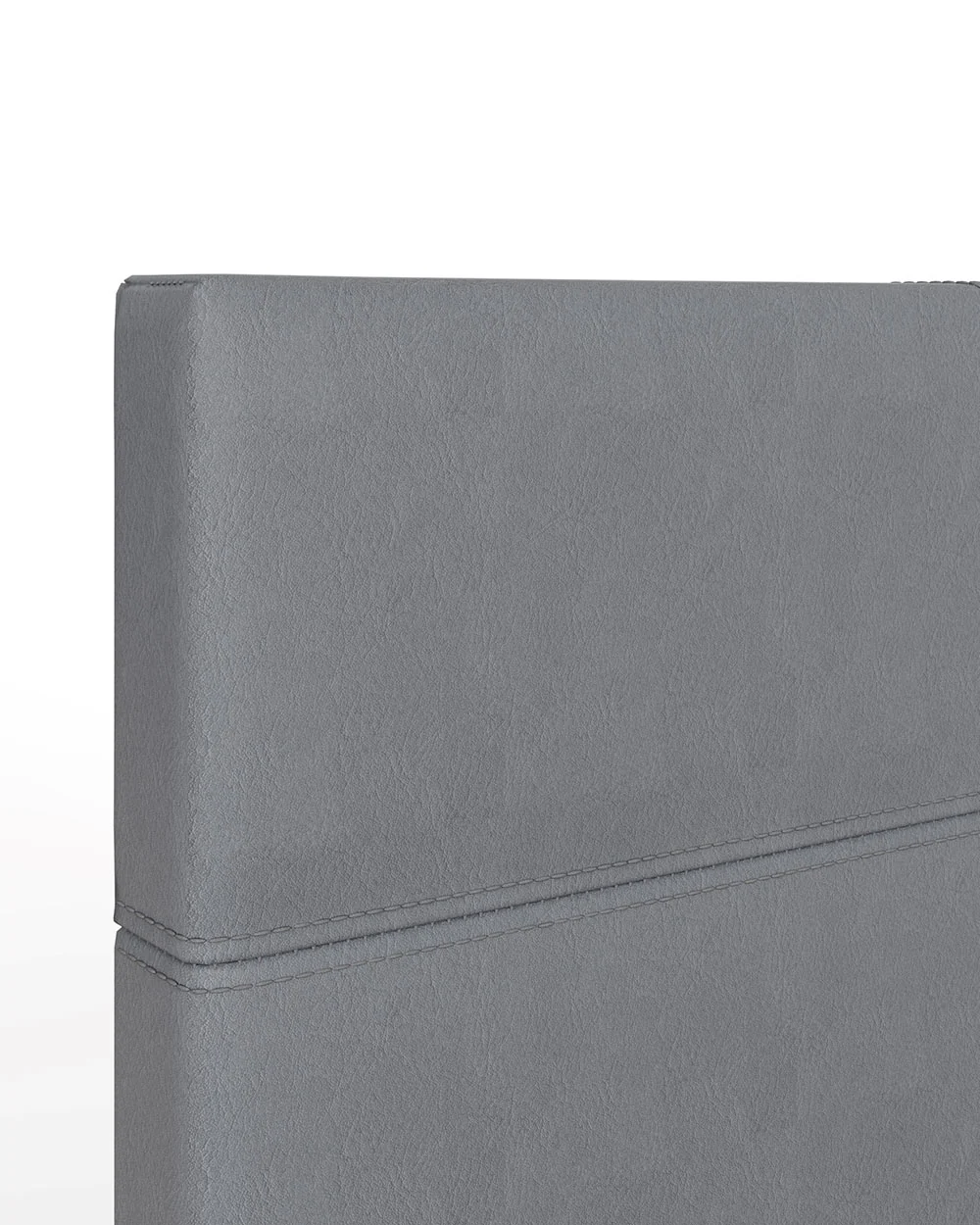 Side Lift ottoman Single Bed Grey Faux Leather - Image 10
