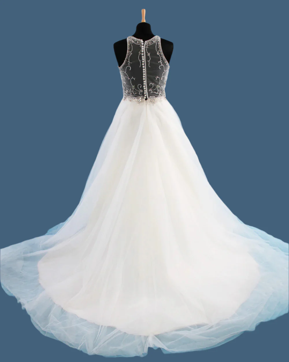 Signature Ivory Princess Wedding Dress Size 10 - Image 2