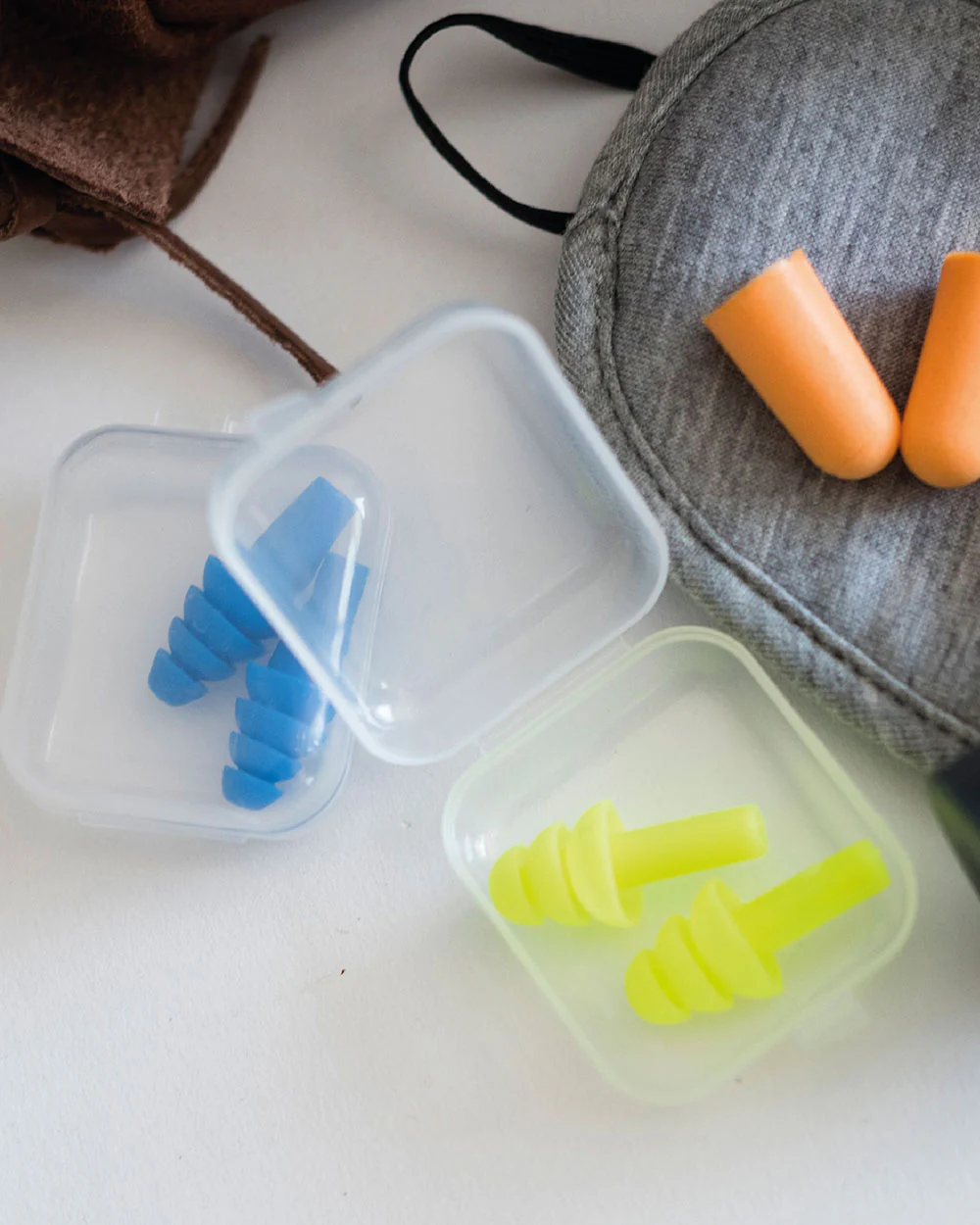 Silicone Ear plugs 2 Pairs With Case