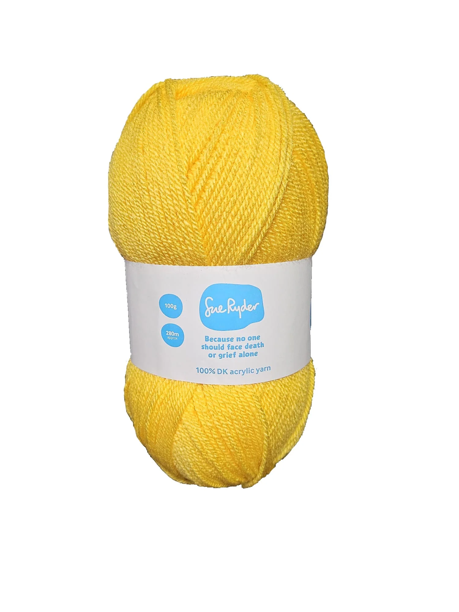 Single Ball Acrylic Yarn Double Knit Wool Sunflower - Image 2
