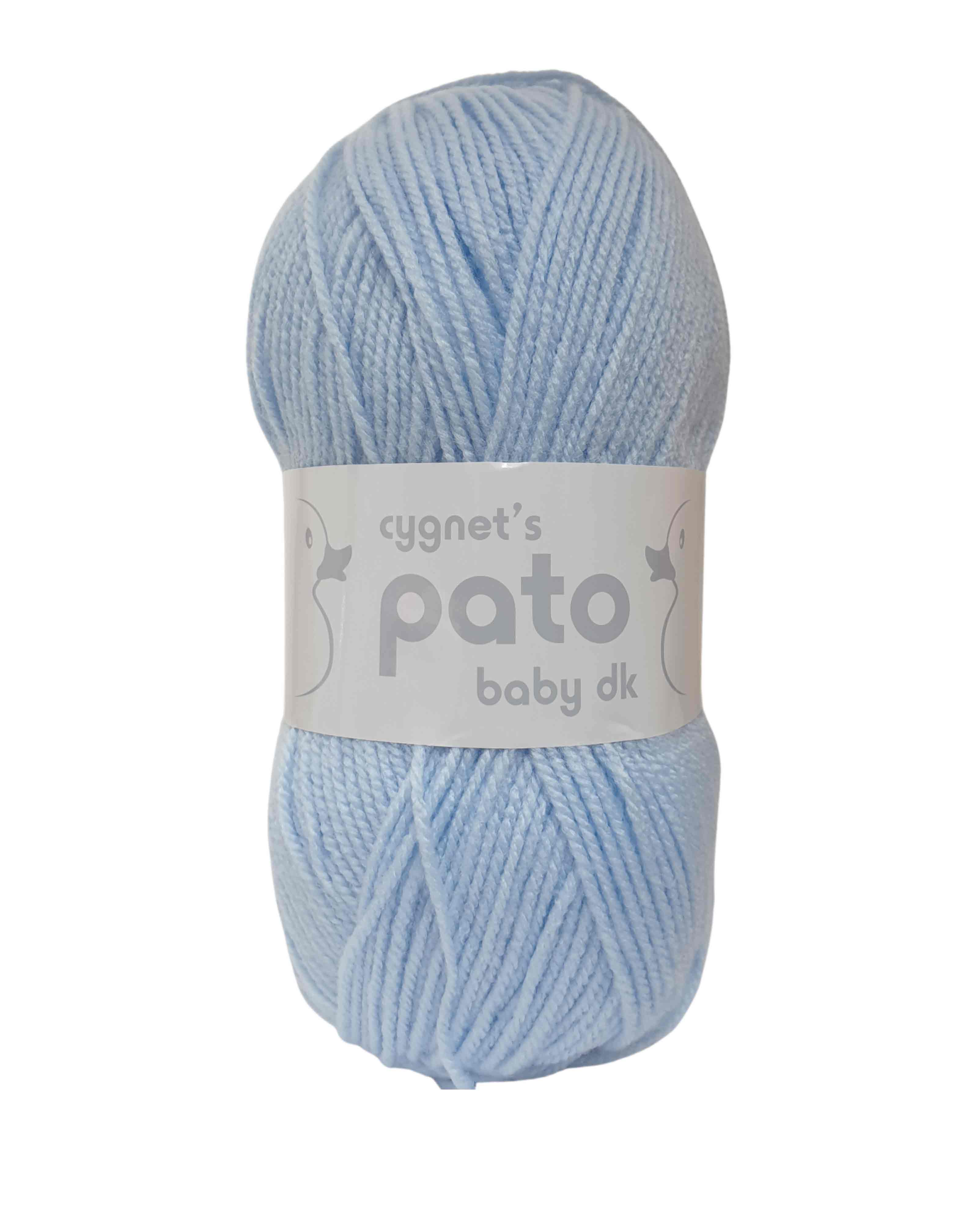 Single Ball Baby Dream Pato Yarn DK Wool 785 Baby Blue