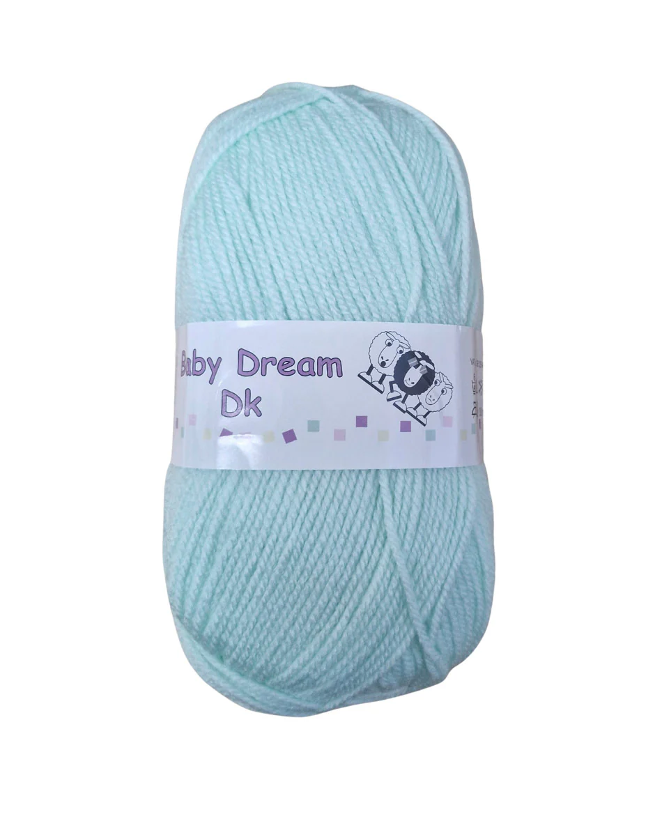 Single Ball Baby Dreams Yarn DK Wool 806 Mint Green
