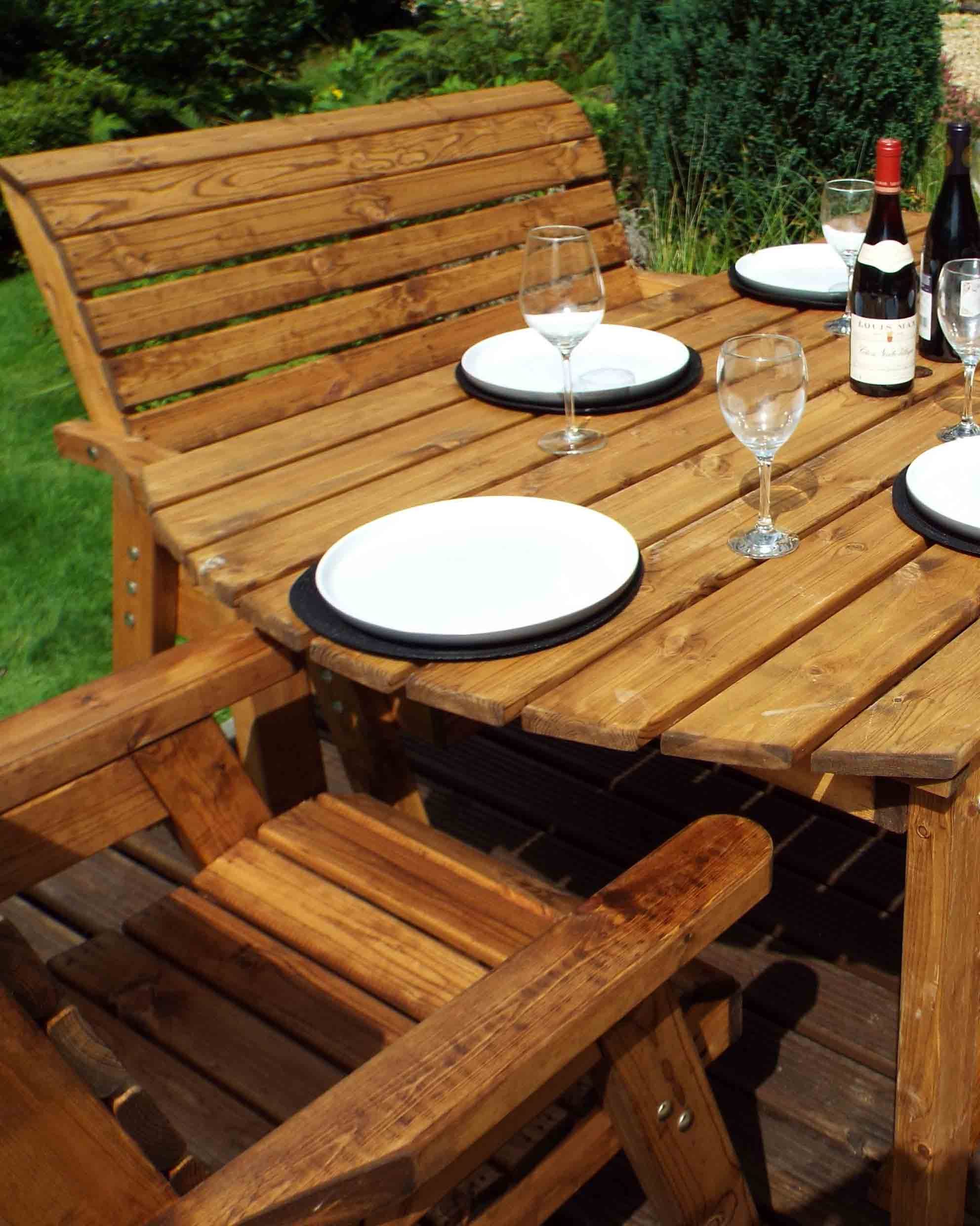 Charles Taylor Six Seat Table Set Green Accessories HB14G - Image 4