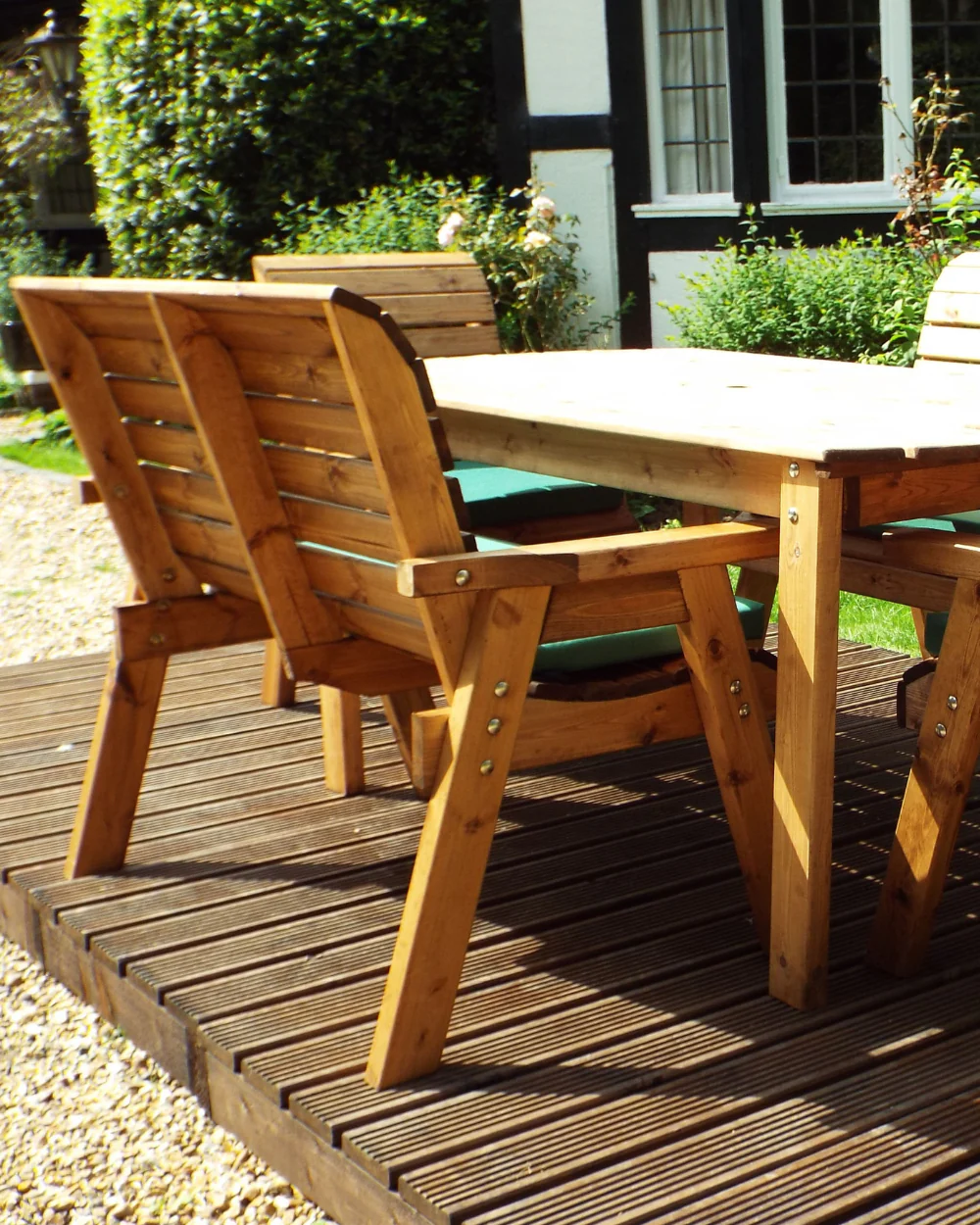 Charles Taylor Six Seat Table Set Green Accessories HB14G - Image 5