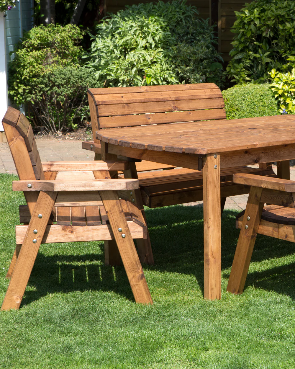 Charles Taylor Six Seat Table Set Green Accessories HB14G - Image 6