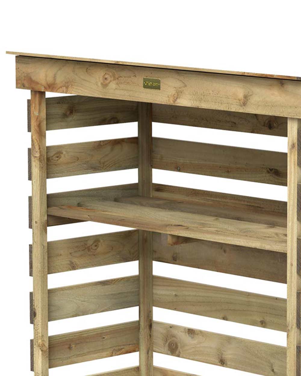 Small Log Store Outdoor Storage Rowlinson - Image 3