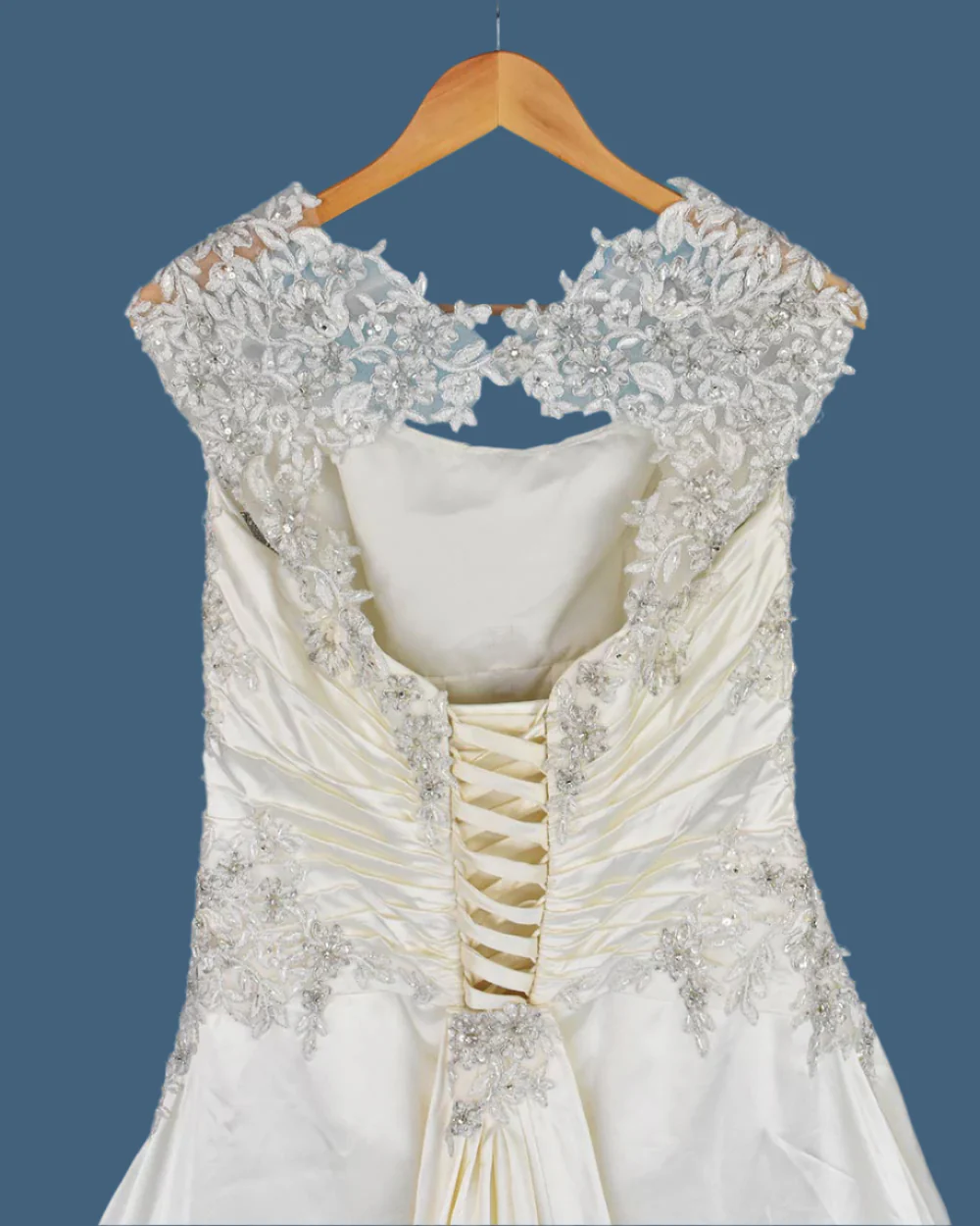 Sophia Tolli Ivory Ruched A Line Wedding Dress - Image 8
