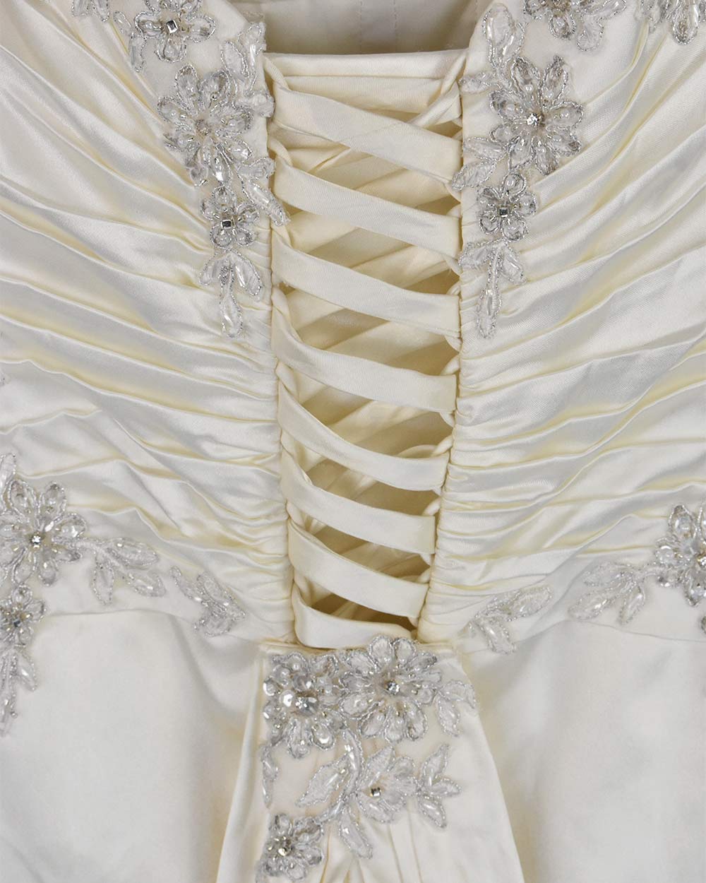 Sophia Tolli Ivory Ruched A Line Wedding Dress - Image 9