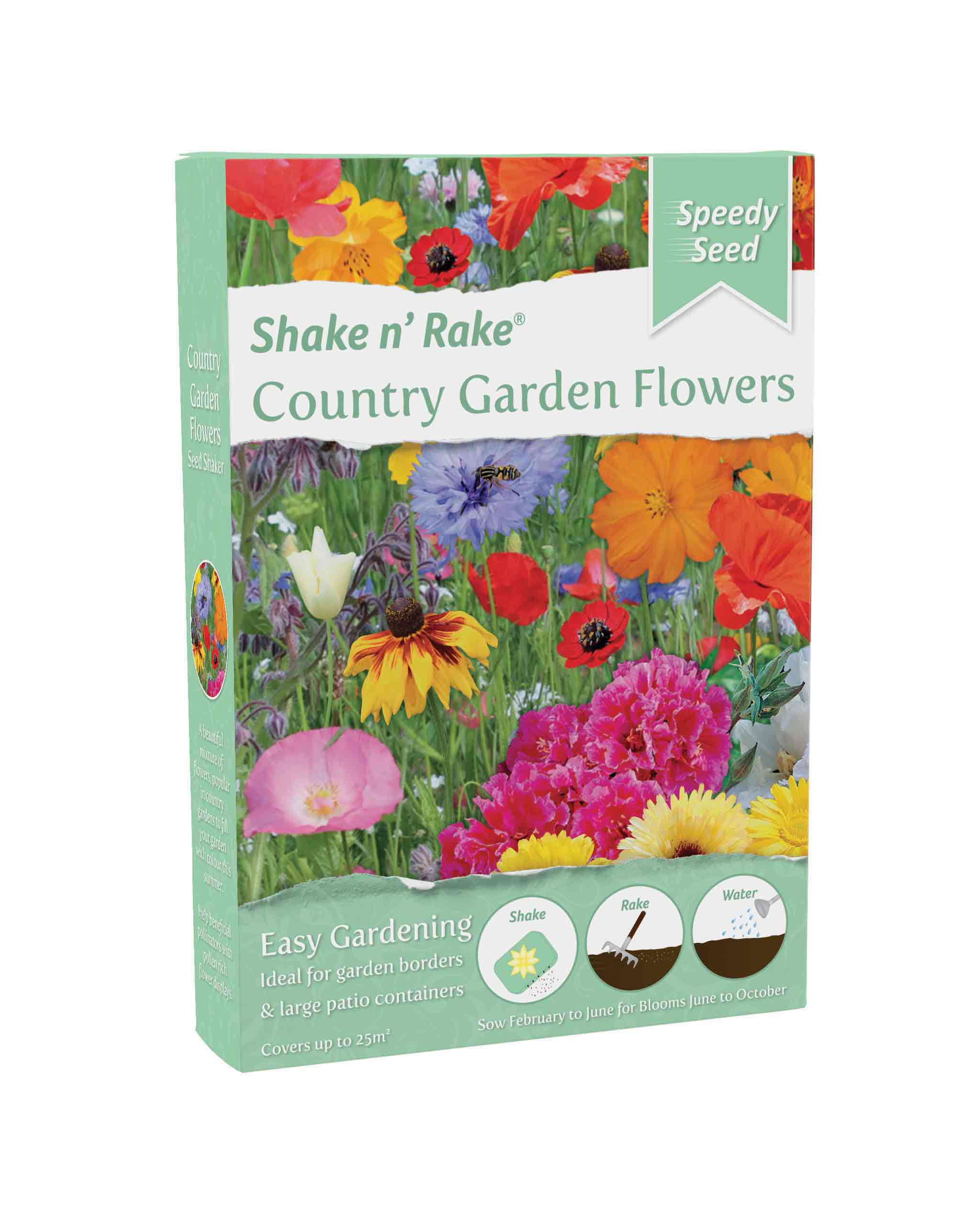 Speedy Seed Flower Seed Mixture Country Garden 10g