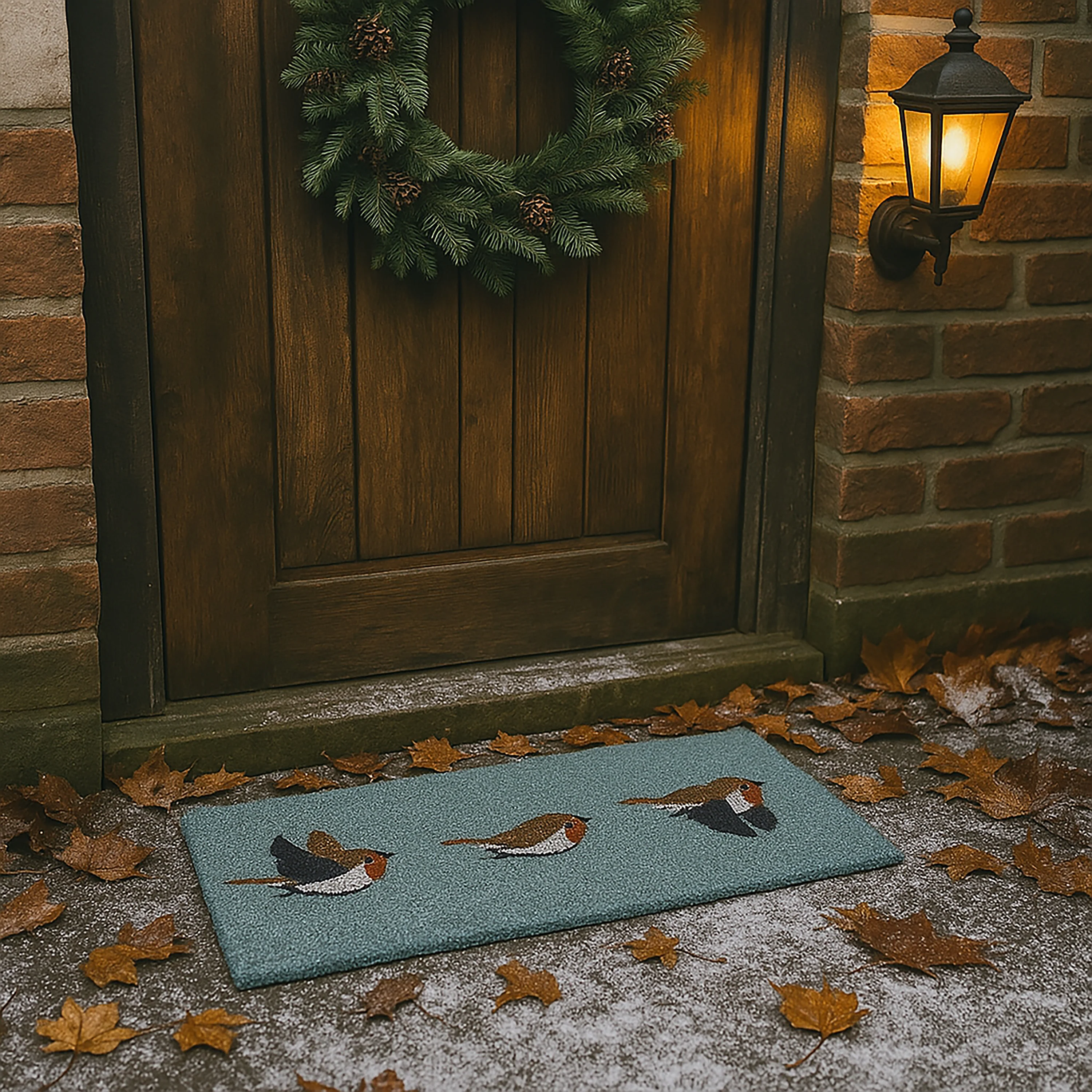 Three Robin Design Door Matt Grey - Image 2