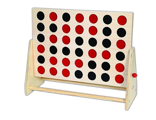 Tickit Wooden 4 In A Row Game For All Ages